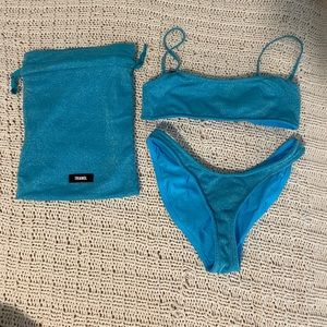 Triangl blue bikini